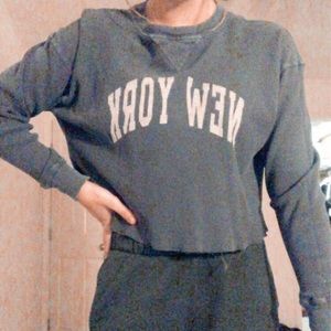 cropped pacsun new york long sleeve